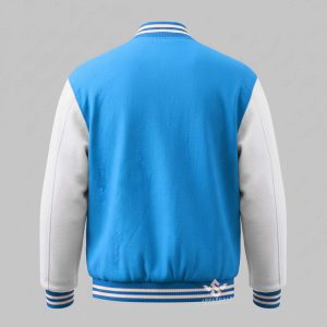 Fleece Blue Varsity Jacket