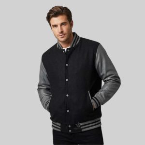 Black Varsity Jacket
