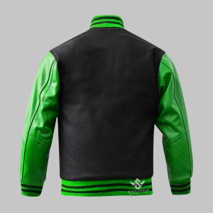 Leather And Wool Varsity Jacket