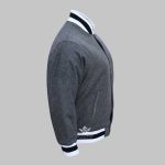 Gray Varsity Jacket Complete Wool