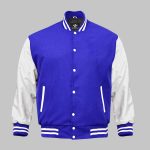 Unisex Wool Leather Varsity Jacket