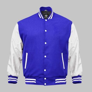 Unisex Wool Leather Varsity Jacket