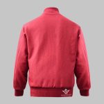 Varsity Jacket Red Wool