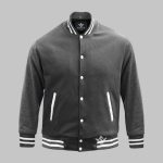 Best Varsity Jacket Grey Wool