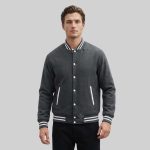 Best Varsity Jacket Grey Wool