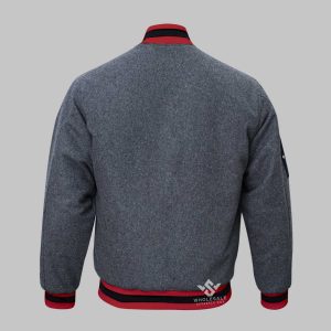 Varsity Jacket Wool Grey