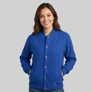 Varsity Jacket Blue Wool