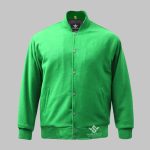 Wool Green Varsity jacket
