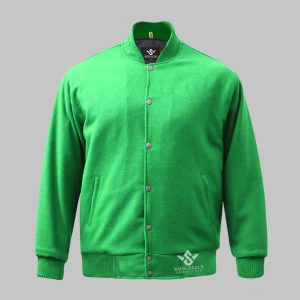 Wool Green Varsity jacket