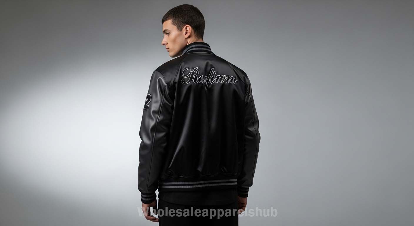 Distressed Varsity Jackets Worn Look