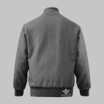 Wool Grey Varsity Jacket