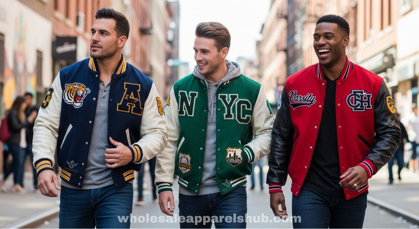 Letterman jackets for men custom made
