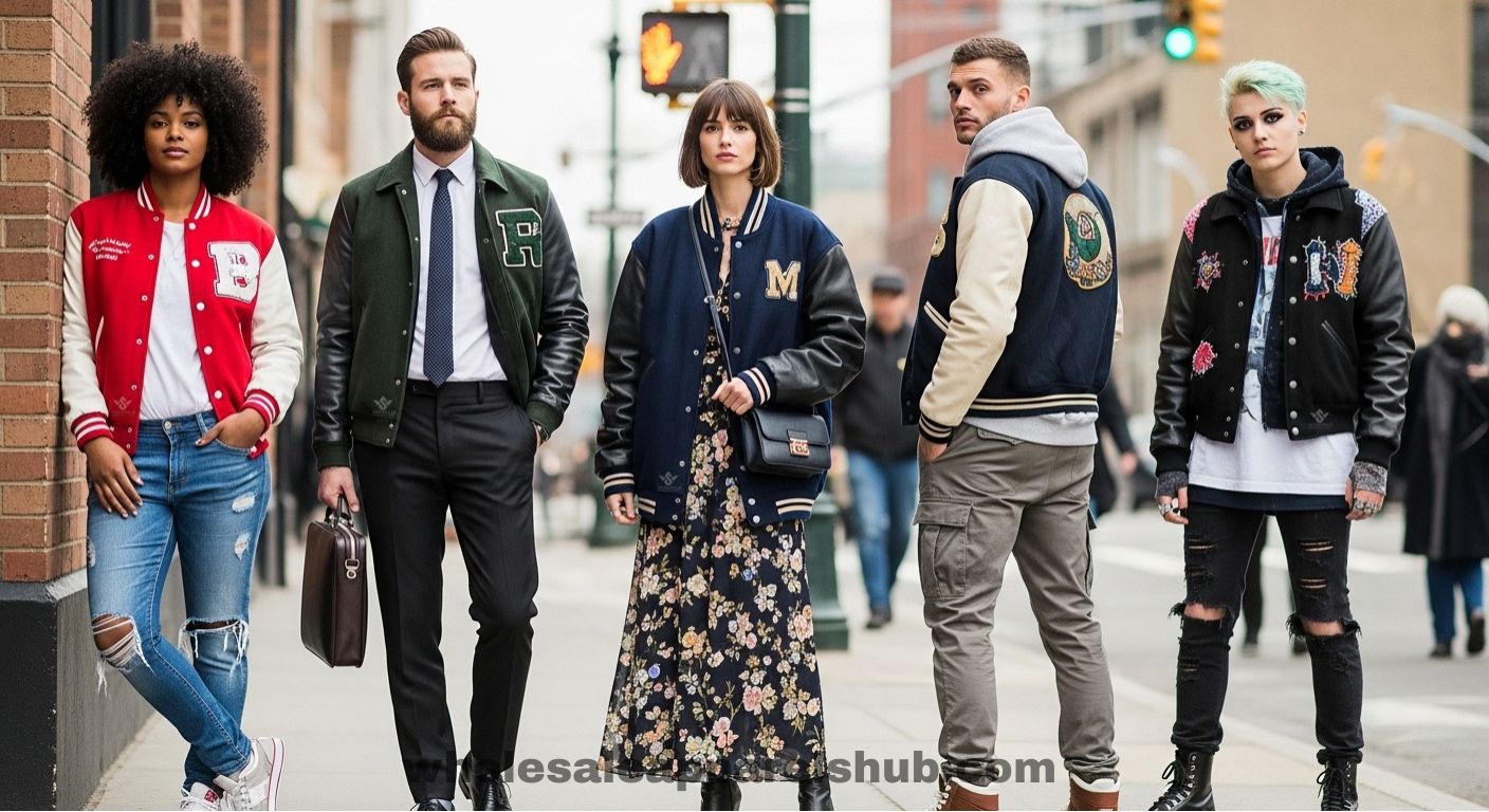 varsity jackets with unique sleeve designs