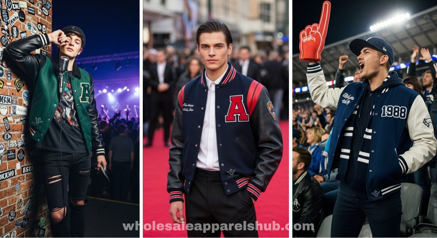 leather varsity jackets for winter wear