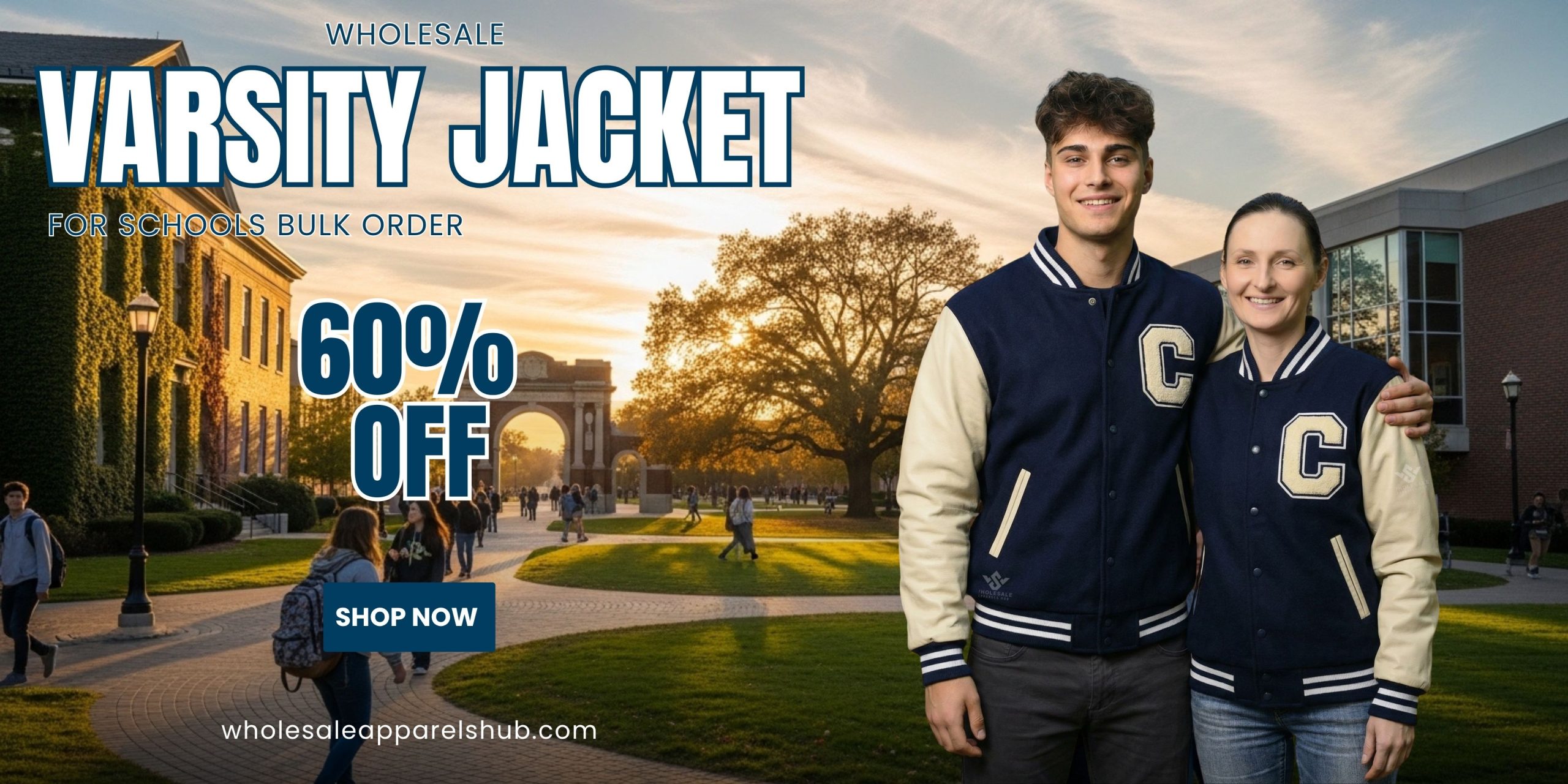 Wholesale Varsity Jackets for Schools Bulk Order
