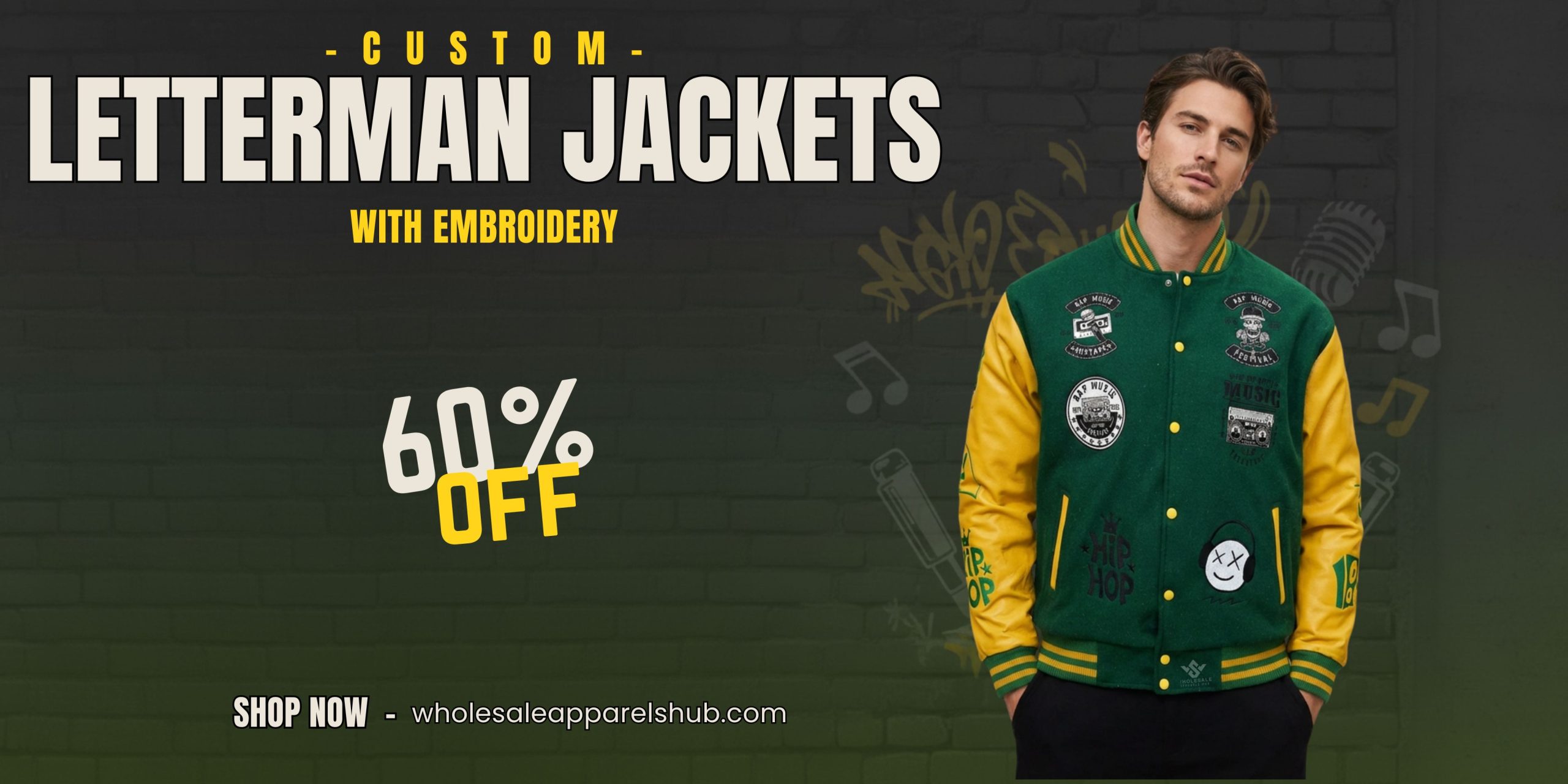 custom Letterman jackets with embroidery