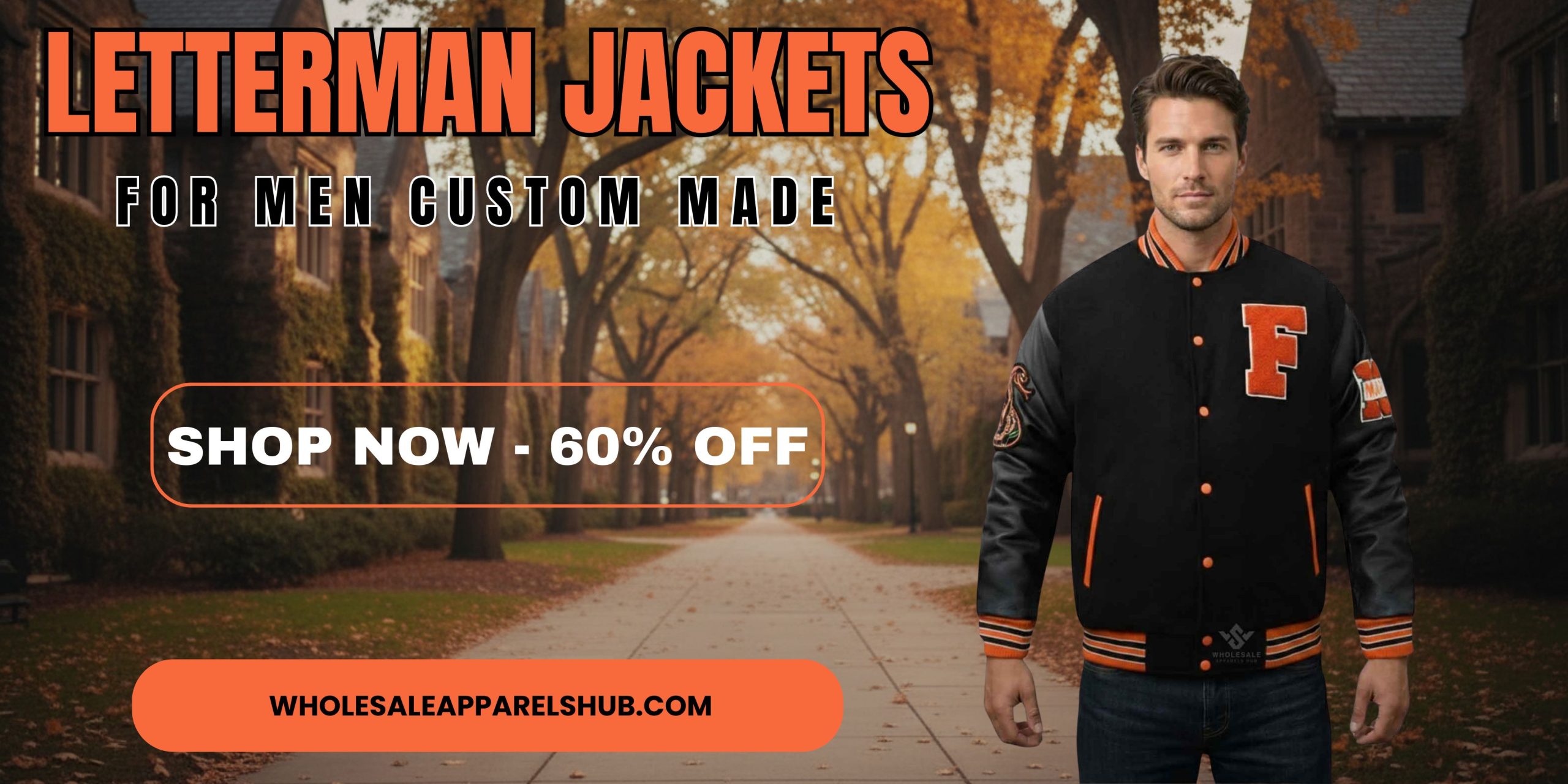 Letterman jackets for men custom made