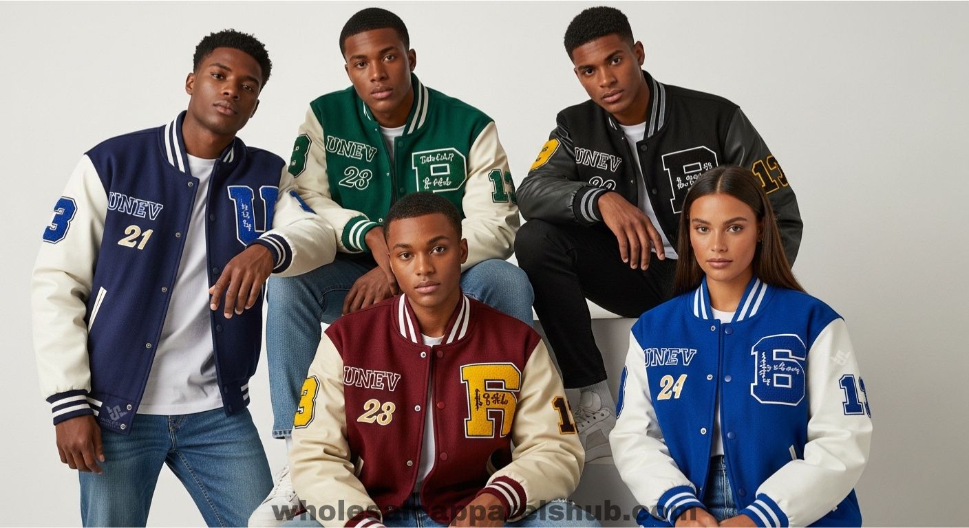 custom Letterman jackets with embroidery