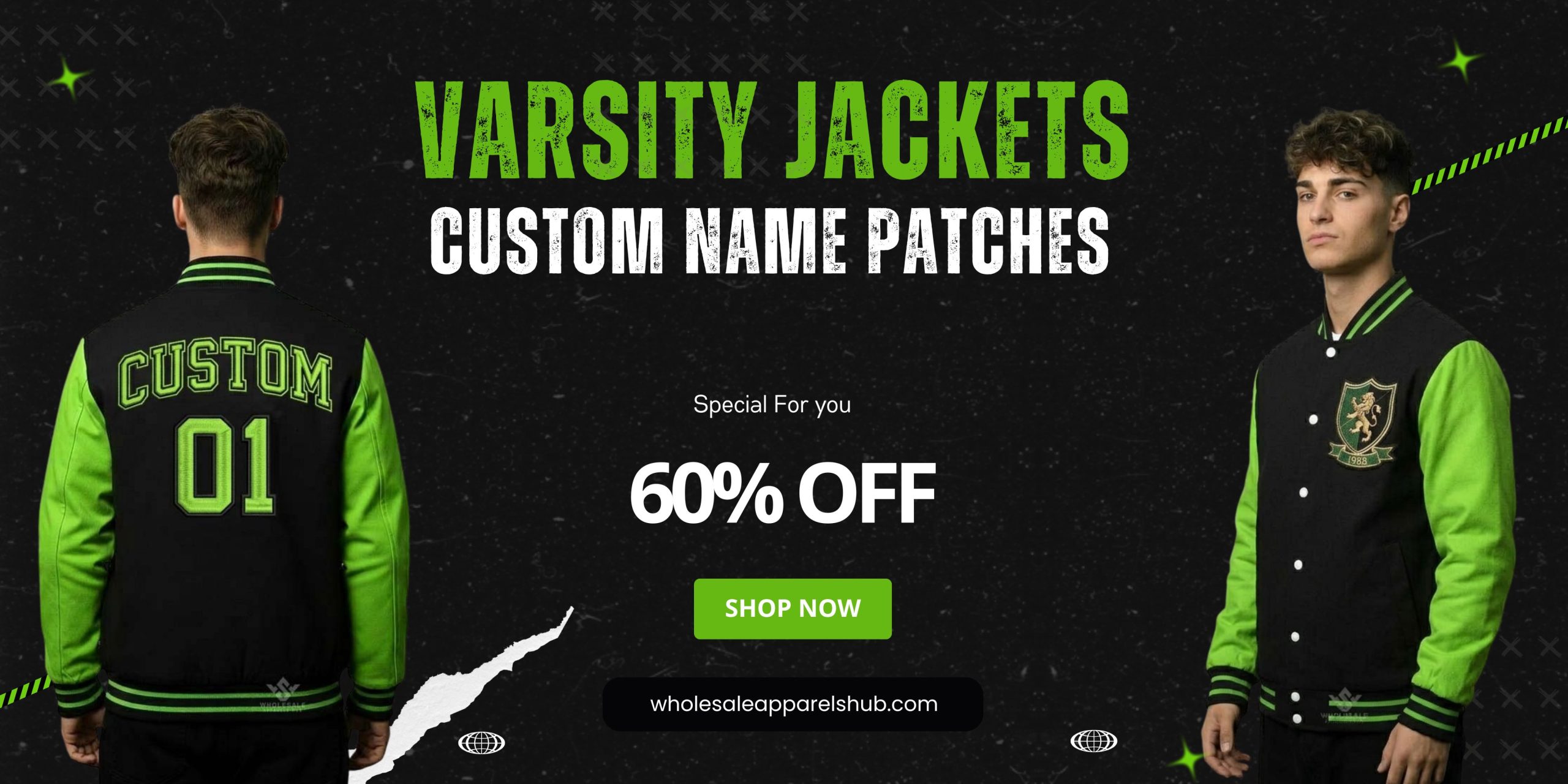 Varsity Jackets With Custom Name Patches banner