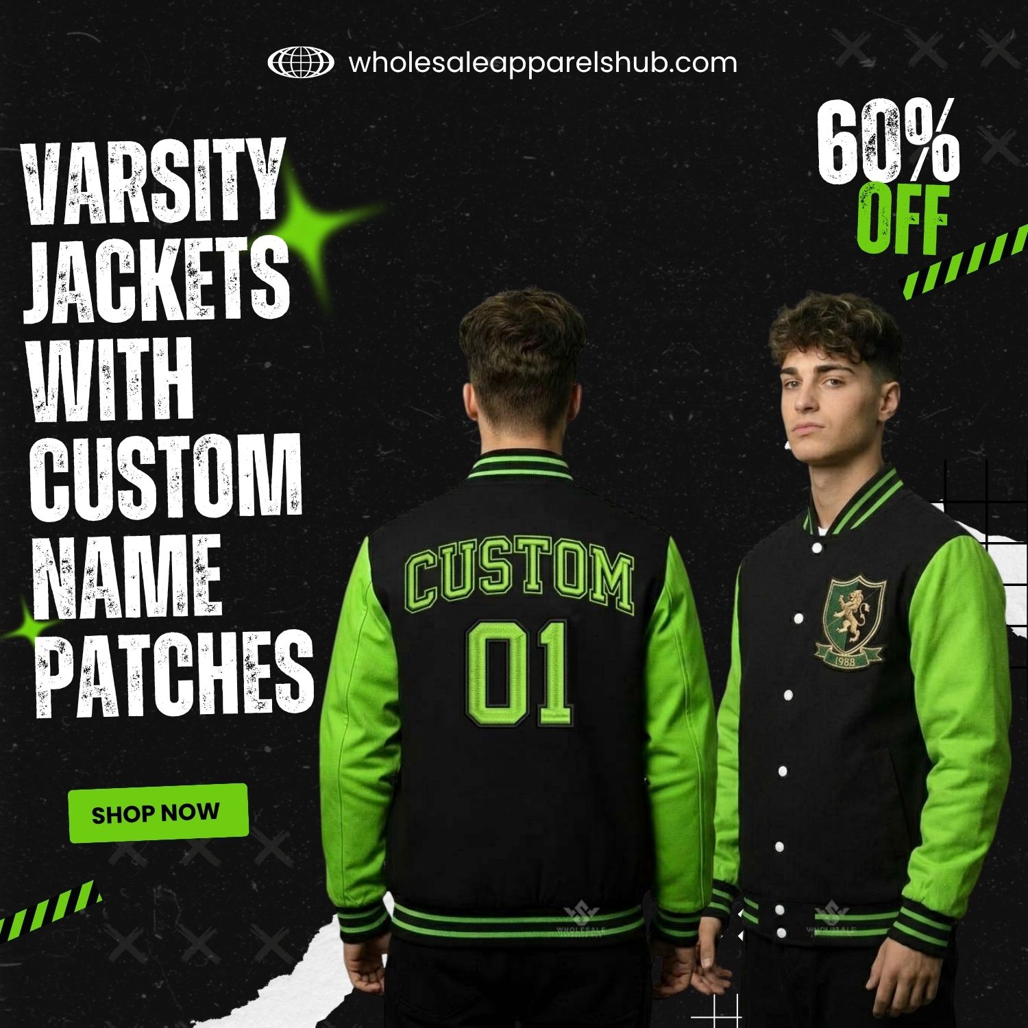 Varsity Jackets With Custom Name Patches slider
