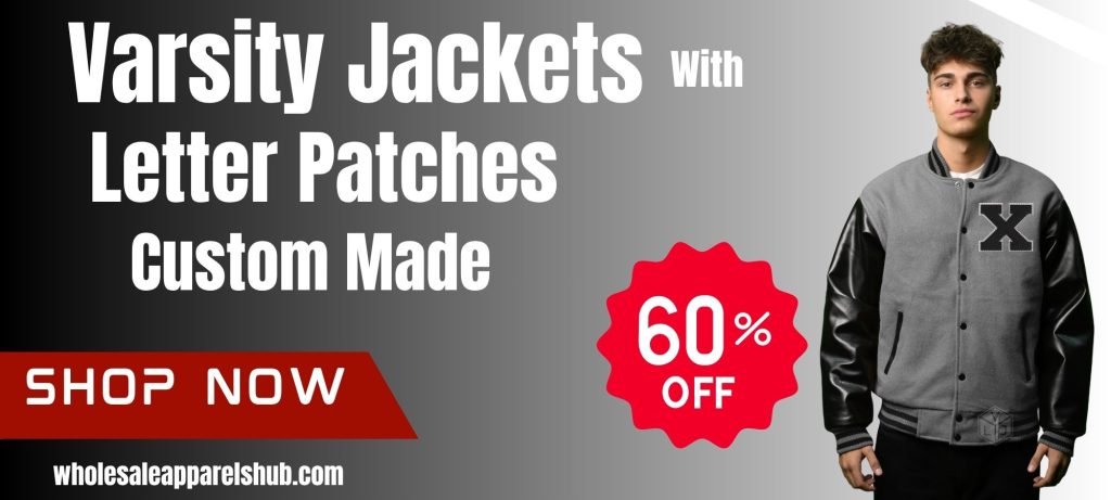 Varsity Jackets With Letter Patches Custom Made