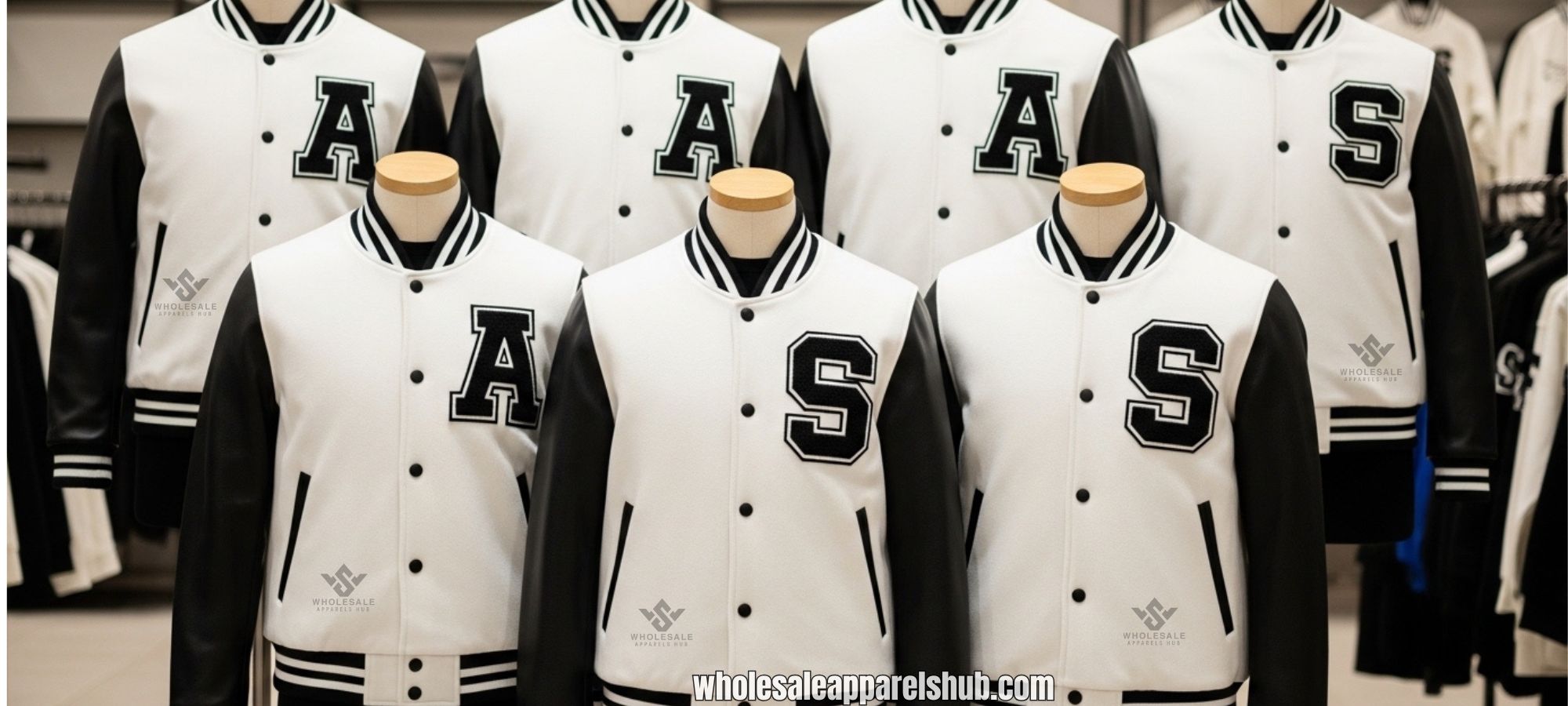 White And Black Baseball Jackets