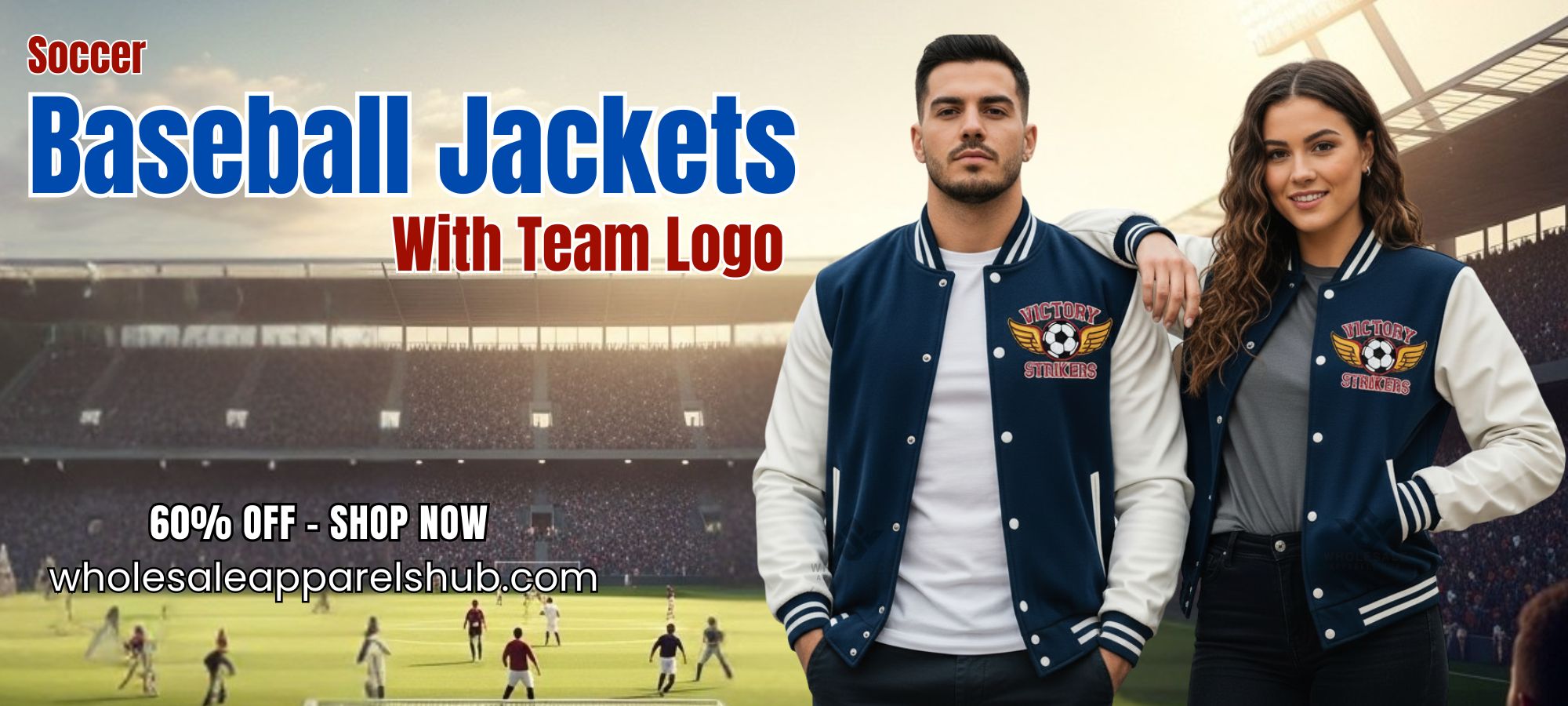 Soccer Baseball Jackets With Team Logo