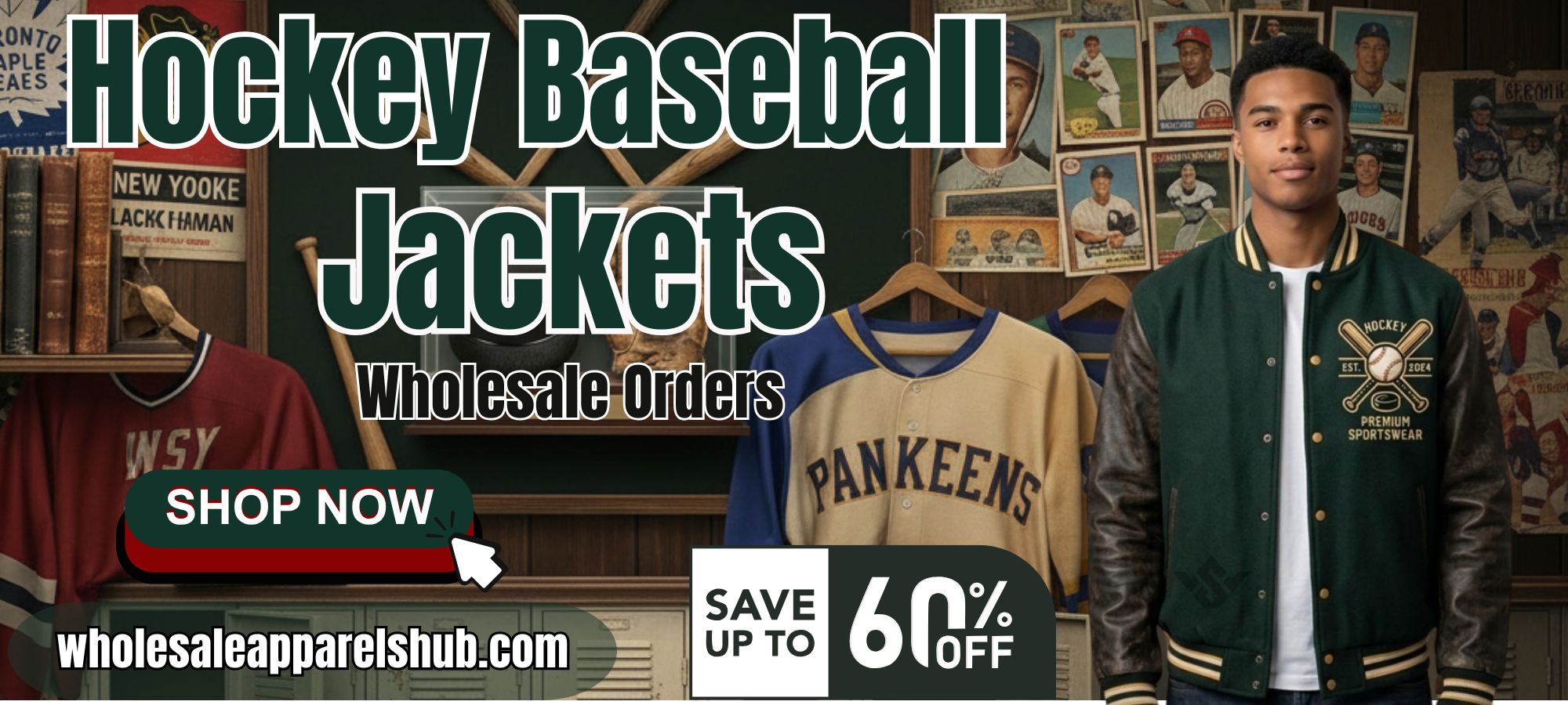 Hockey Baseball Jackets Wholesale Orders