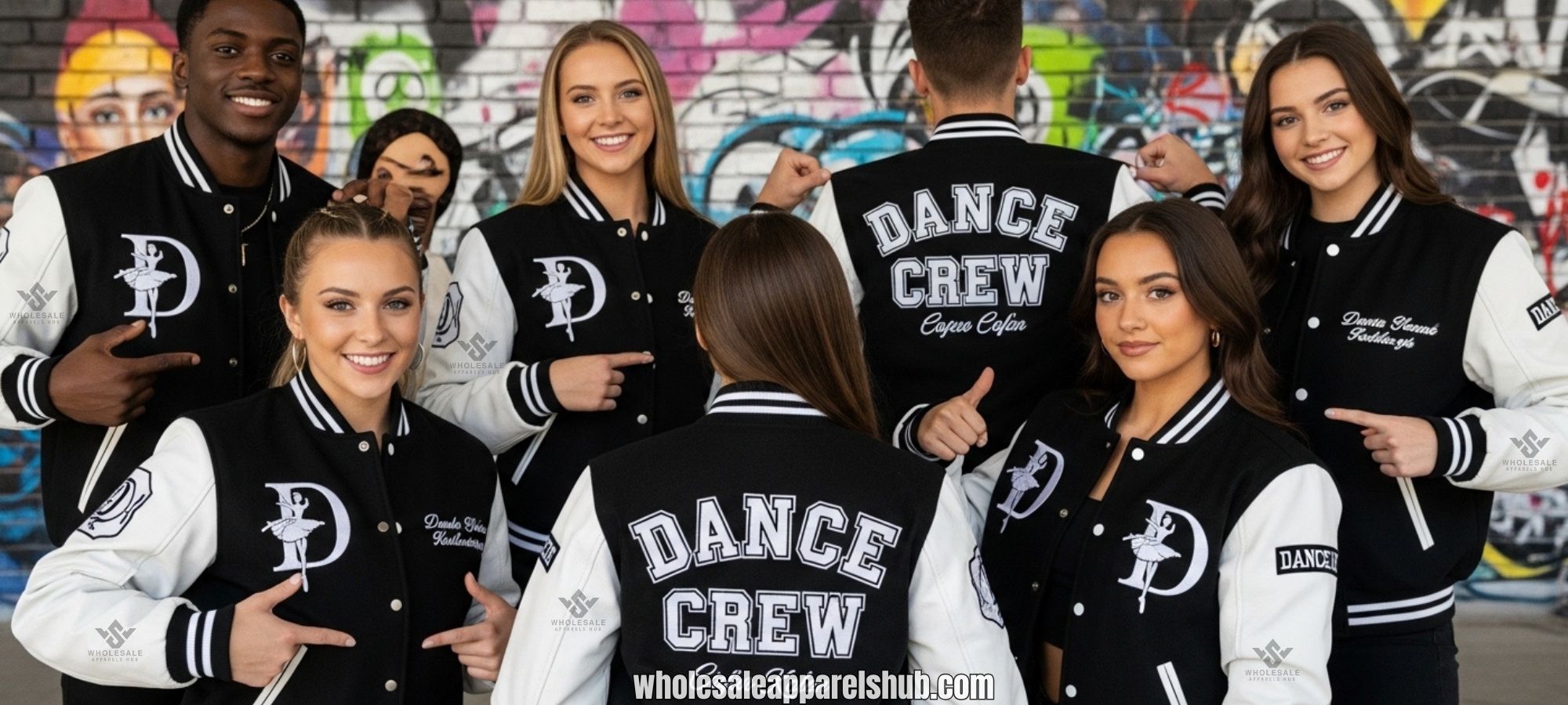 Dance Team Baseball Jackets Customized