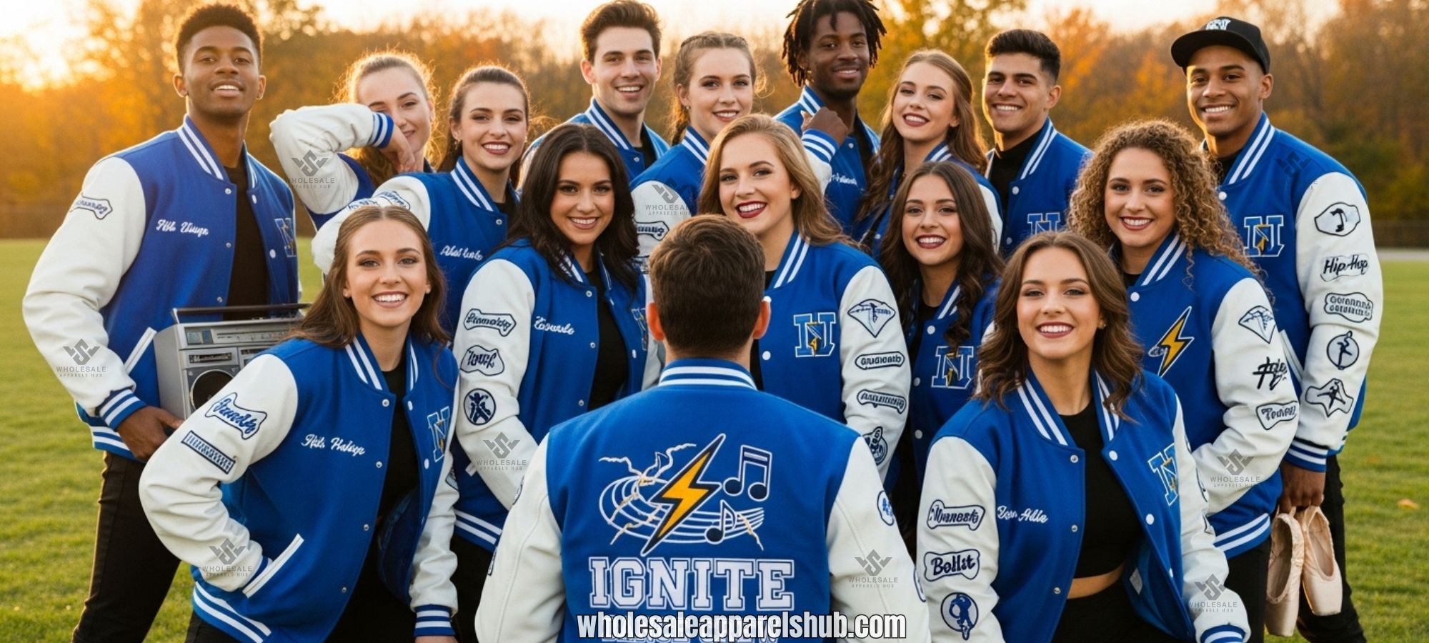 Dance Team Baseball Jackets Customized