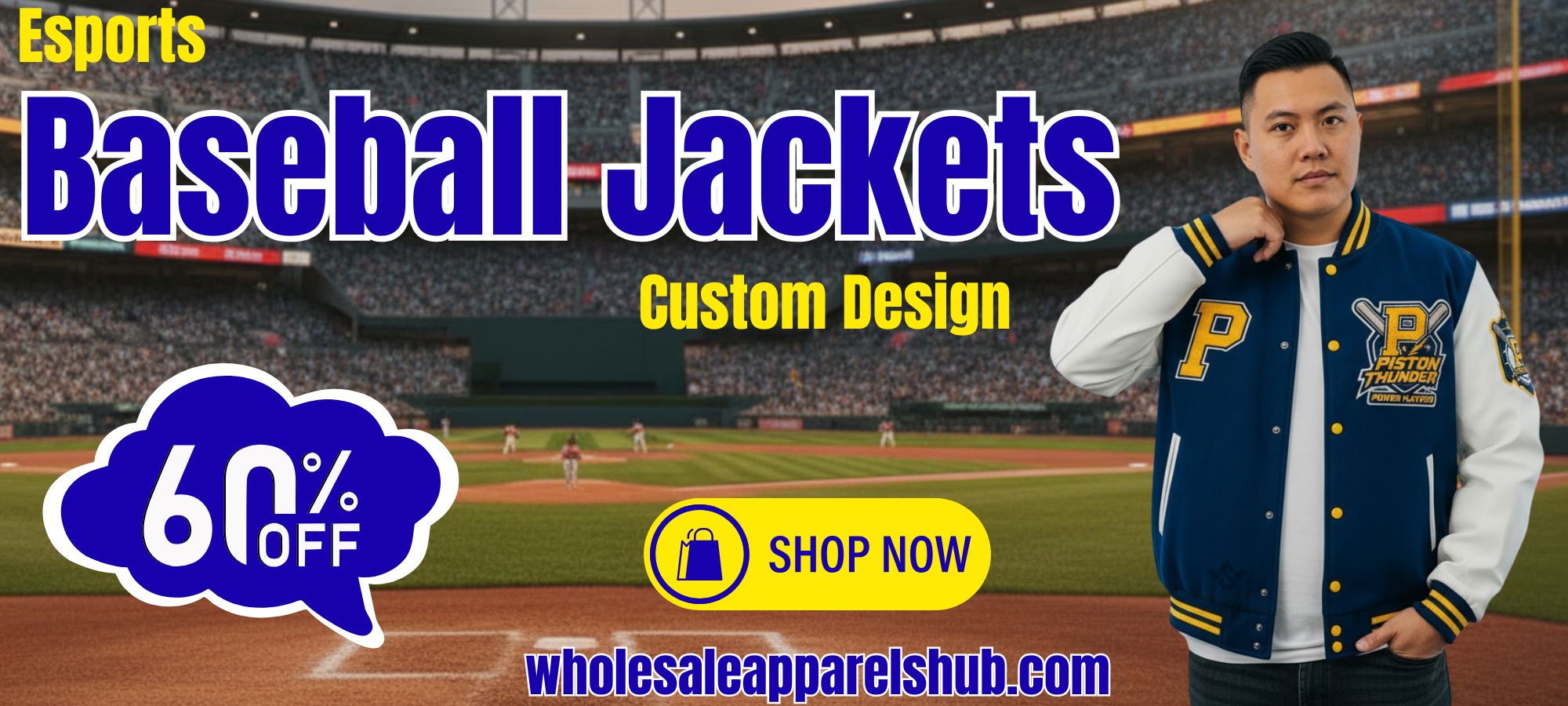 Esports Baseball Jackets Custom Design