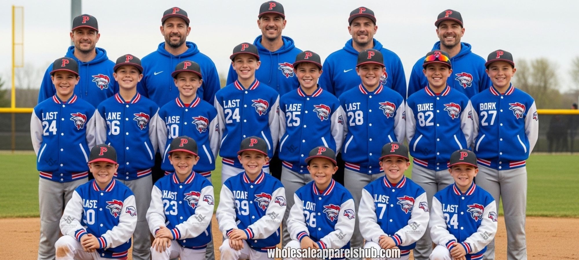 Youth Baseball Jackets With Custom Embroidery