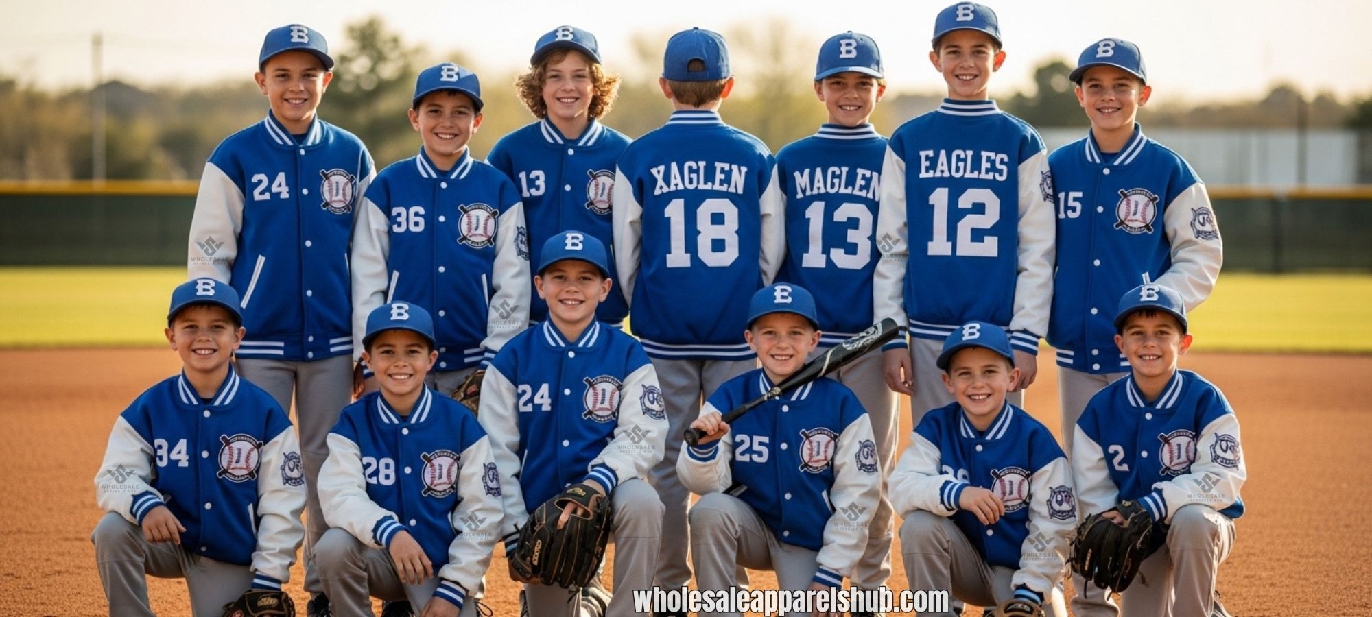 Youth Baseball Jackets With Custom Embroidery