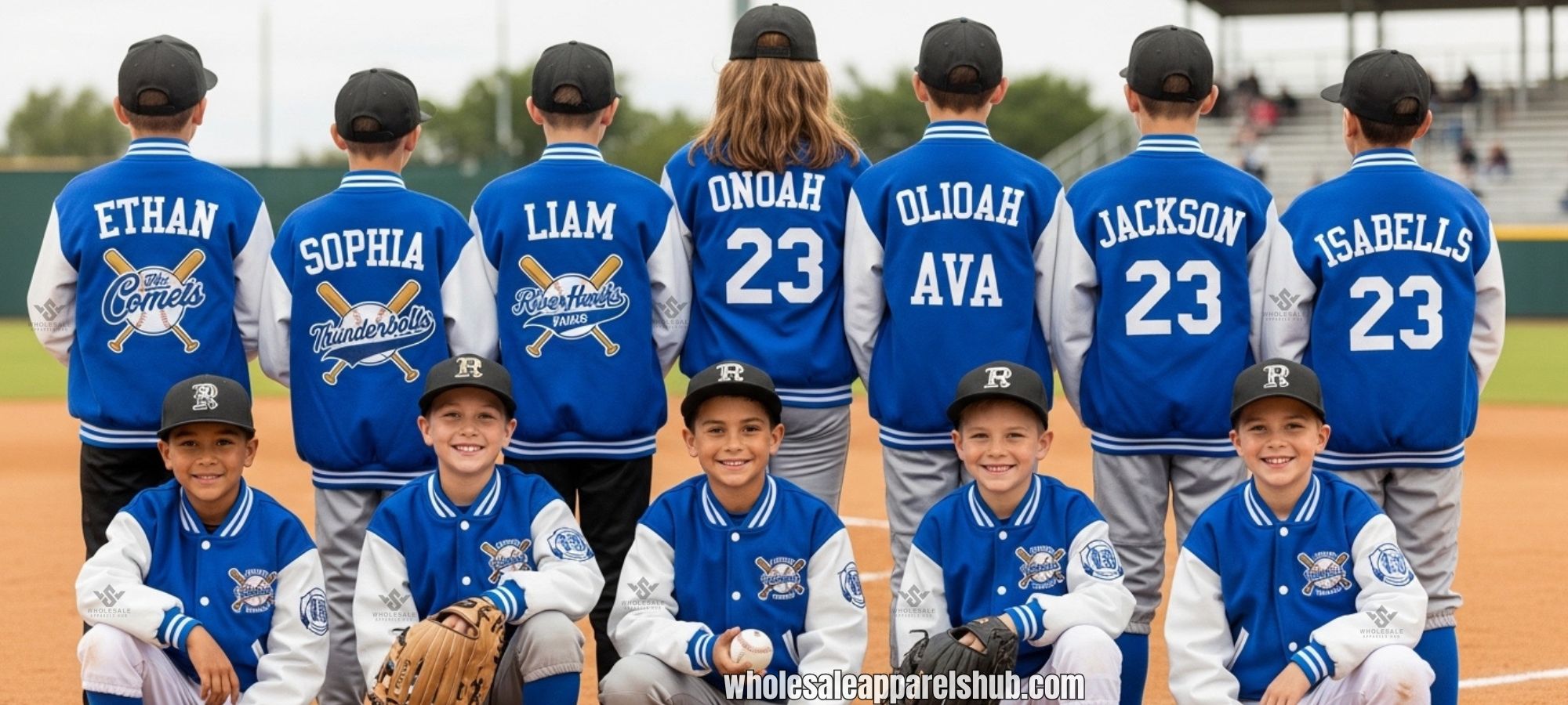 Youth Baseball Jackets With Custom Embroidery