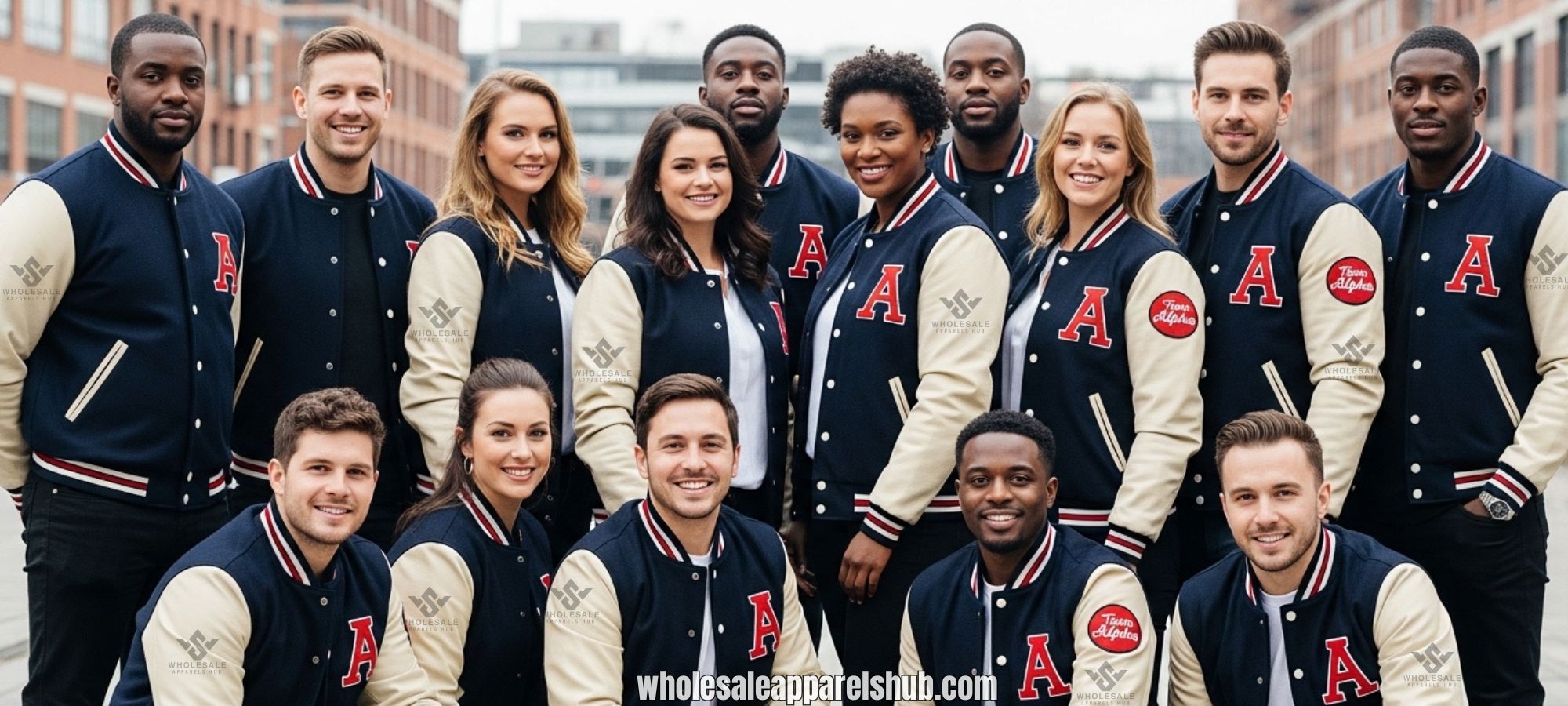 Wholesale Embroidery Baseball Jackets