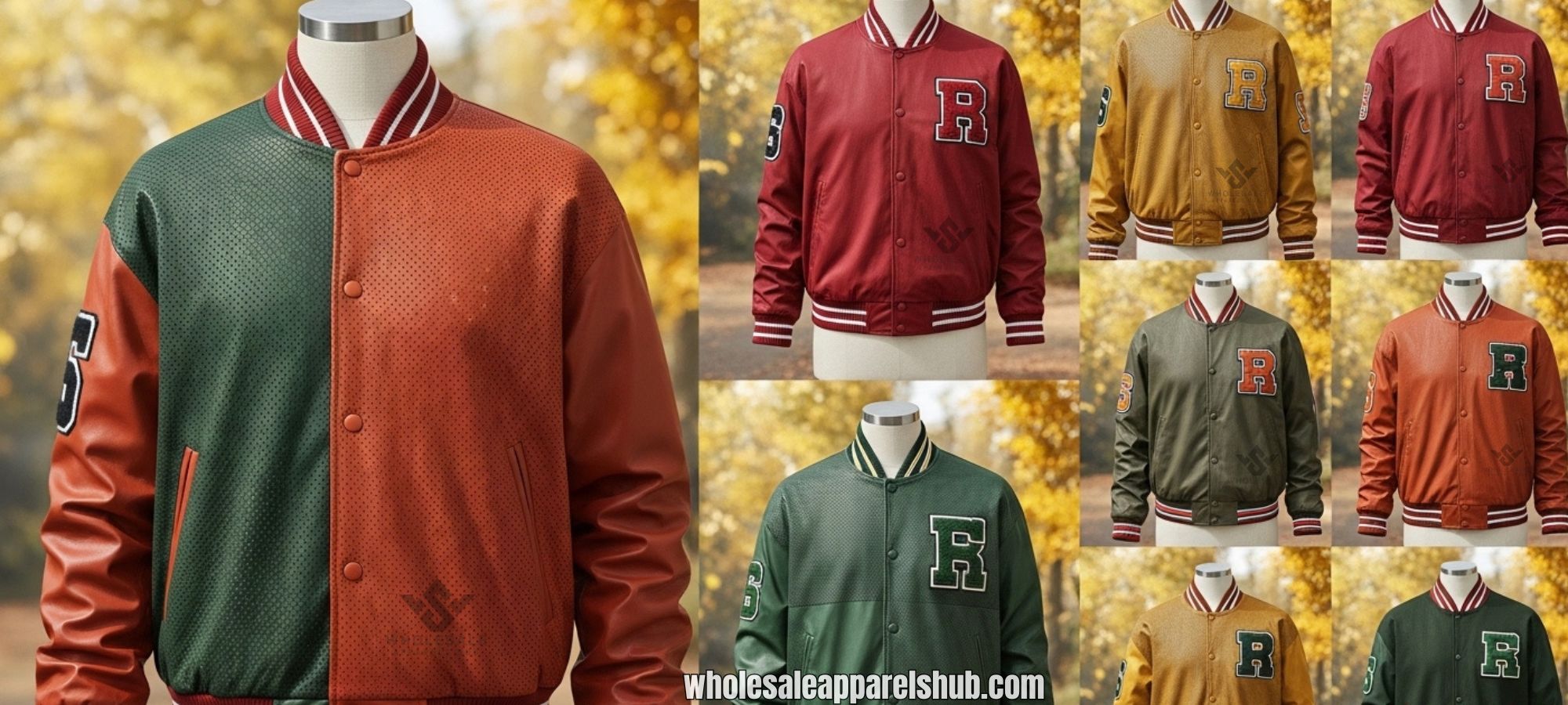 Breathable Varsity Jackets For Autumn