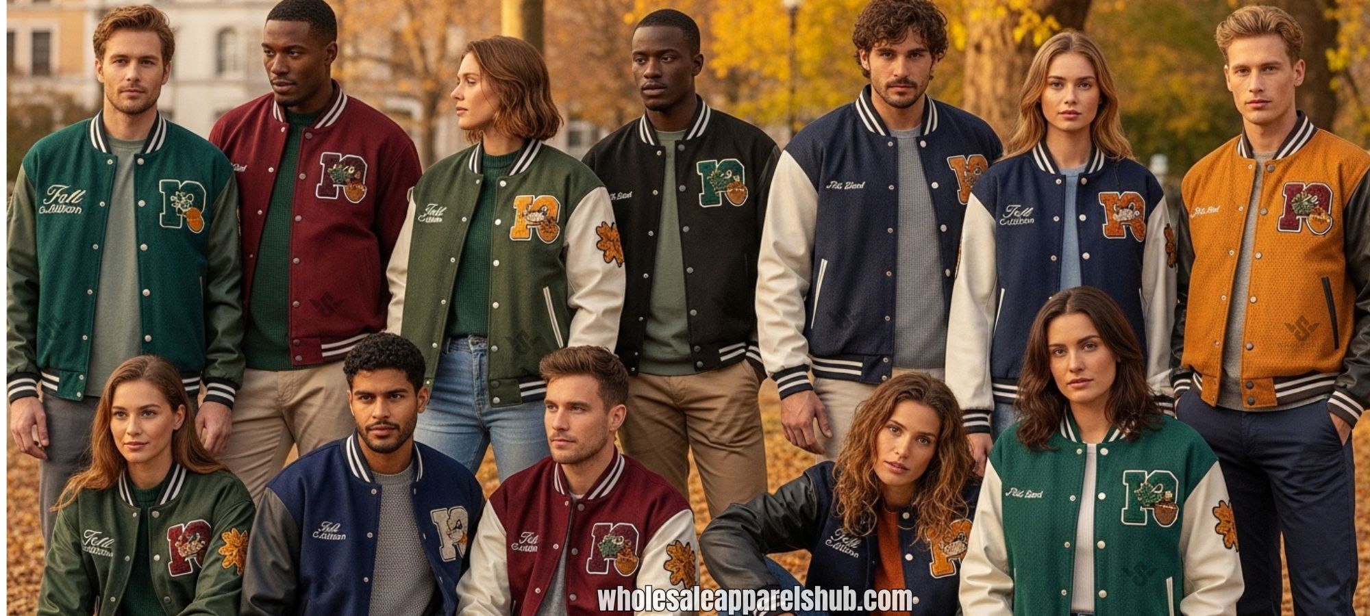 Breathable Varsity Jackets For Autumn