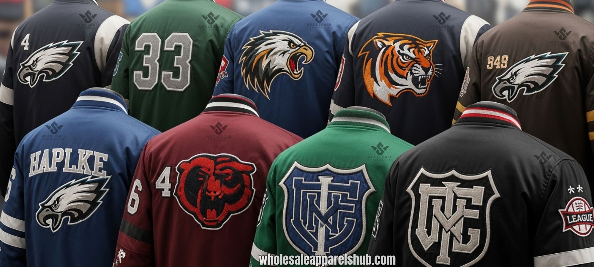 Football Team Jackets With Embroidery