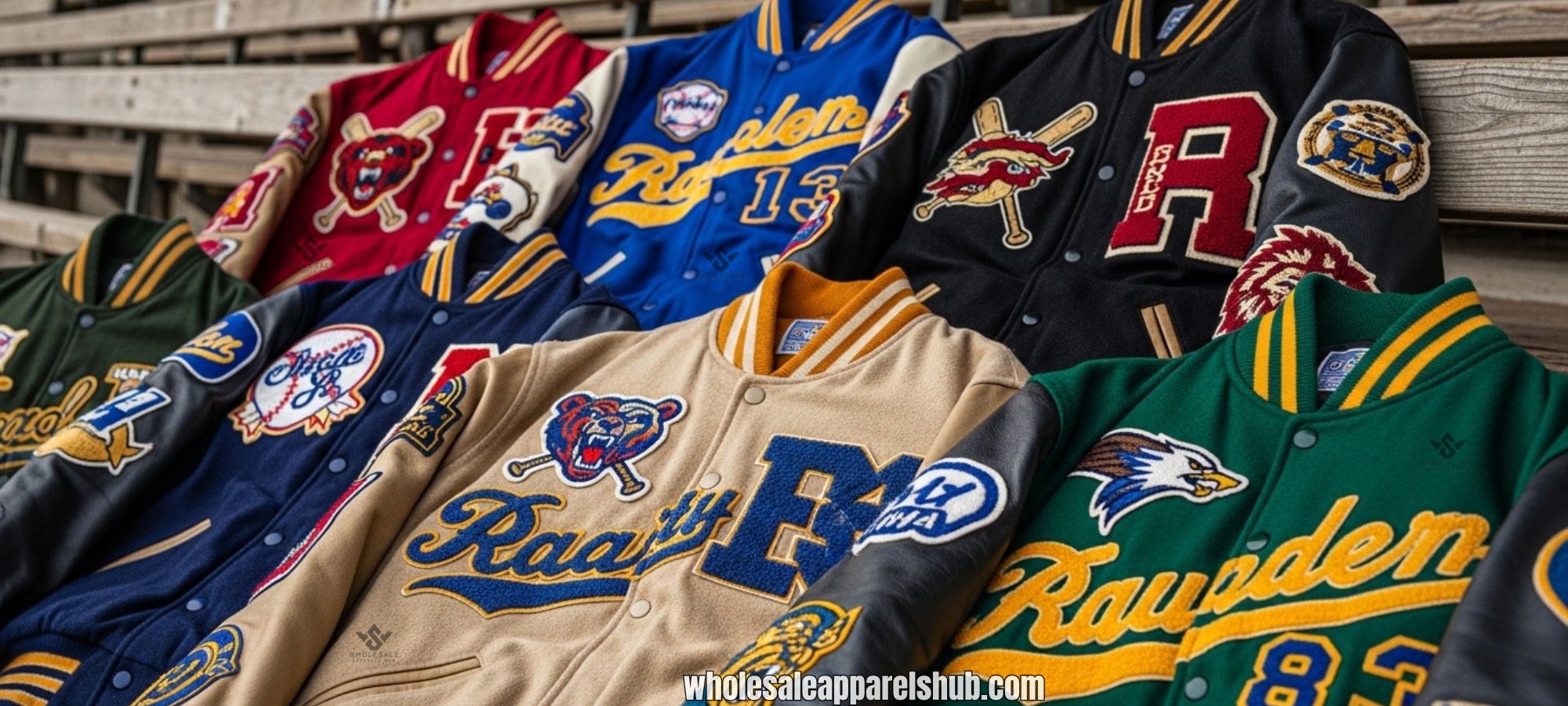 Team Baseball Jackets With Patches