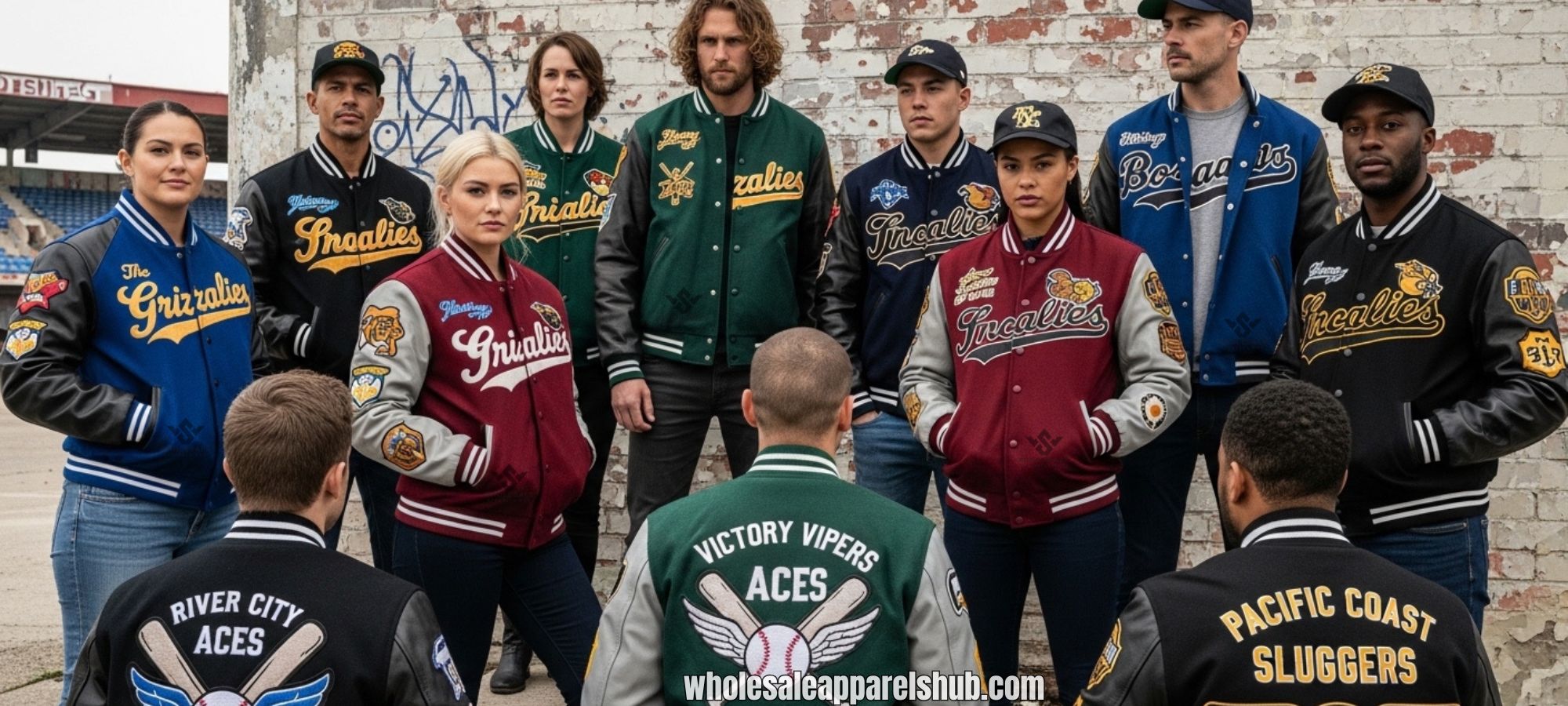 Team Baseball Jackets With Patches