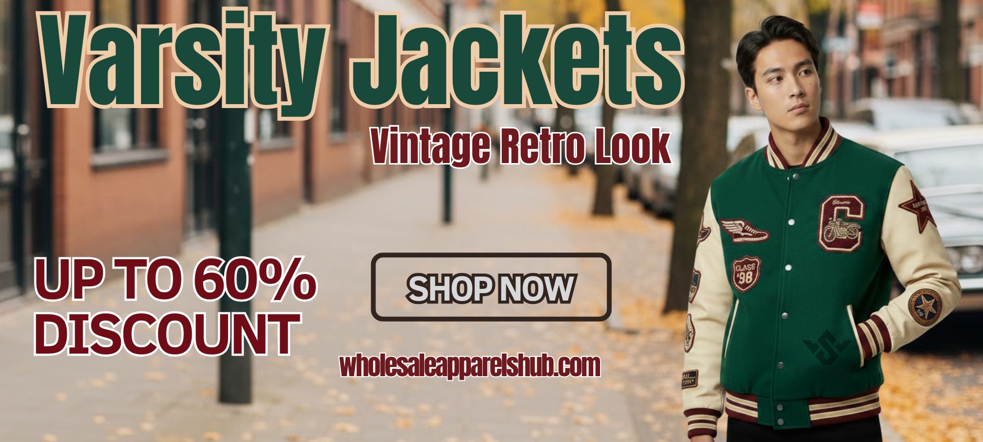Varsity Jackets Vintage Retro Look