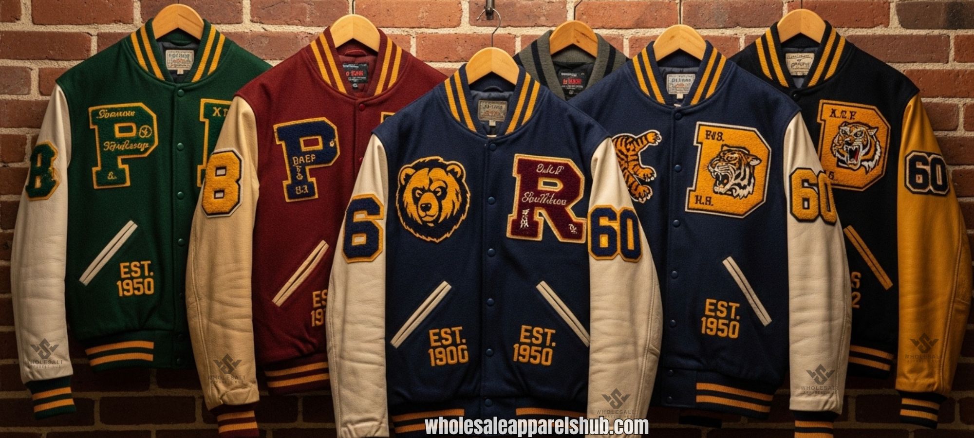 Varsity Jackets Vintage Retro Look