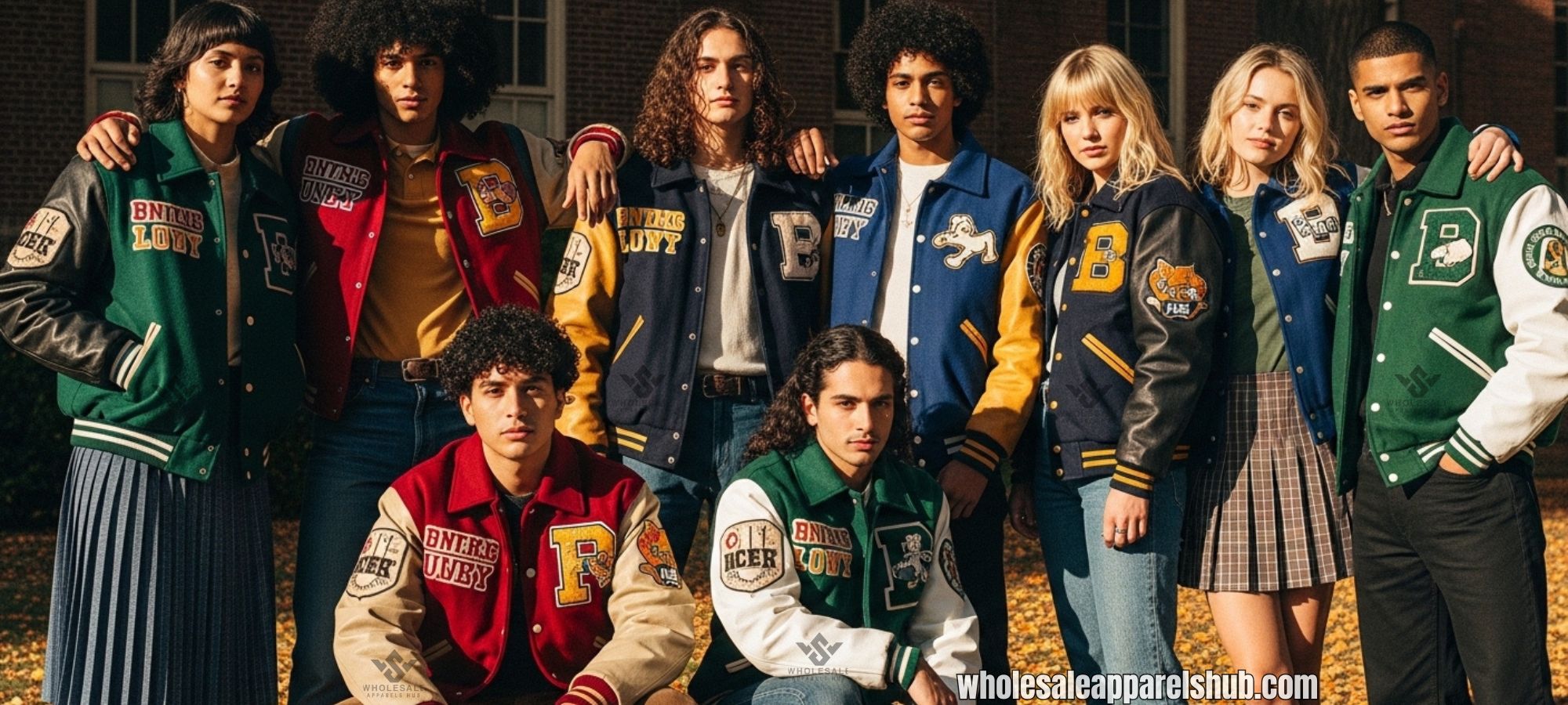 Varsity Jackets Vintage Retro Look