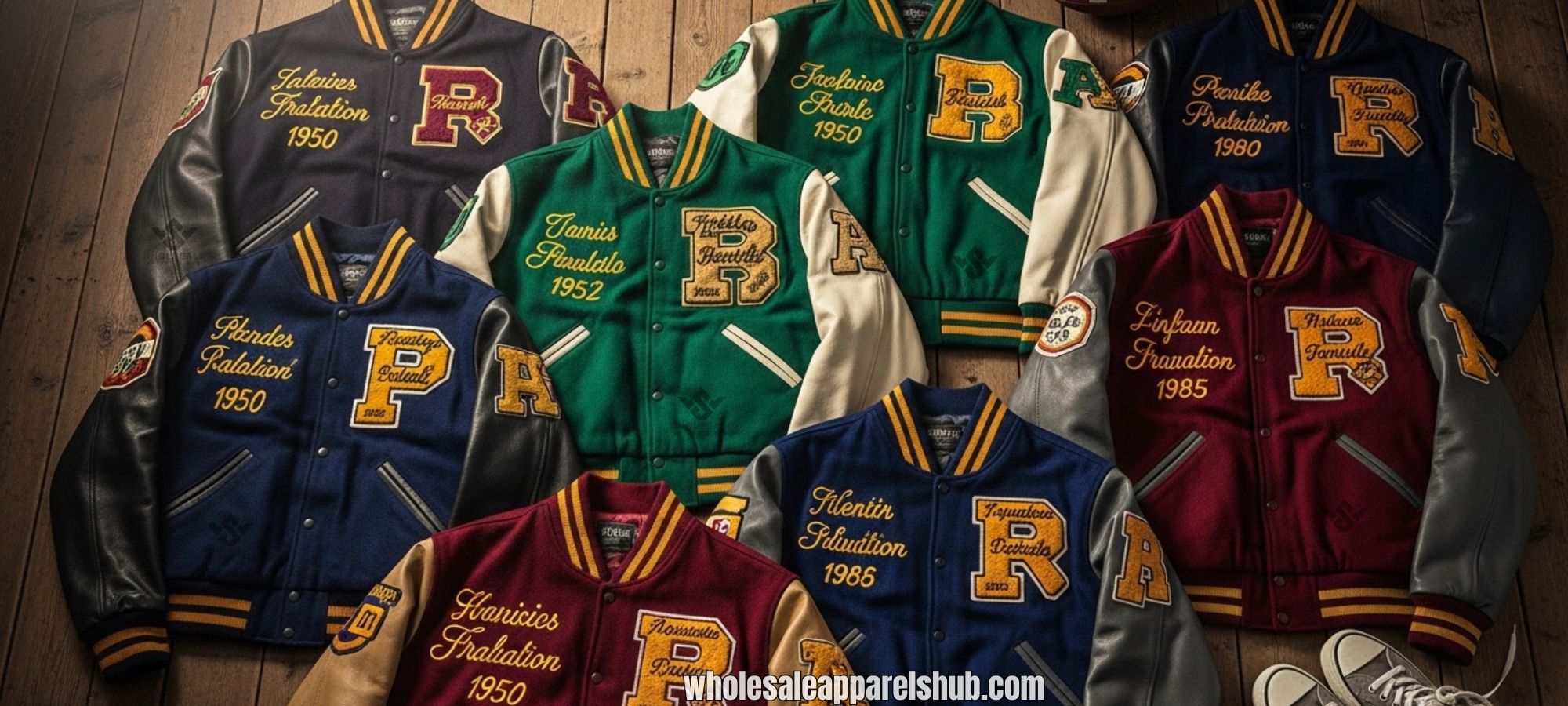 Varsity Jackets Vintage Retro Look