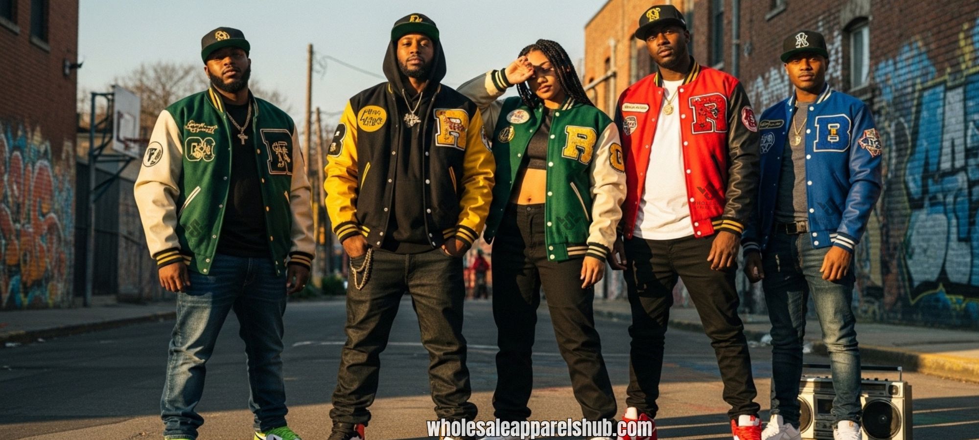 Varsity Jackets In Hip Hop Outfits