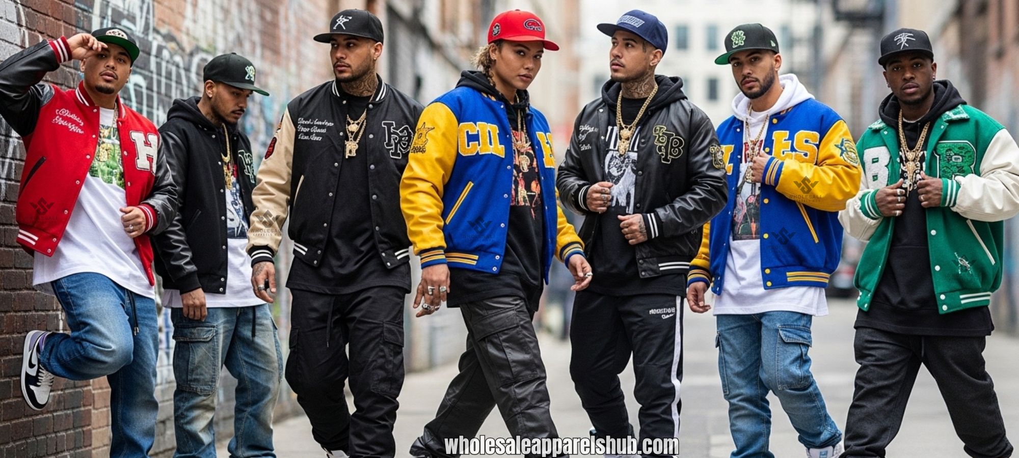 Varsity Jackets In Hip Hop Outfits