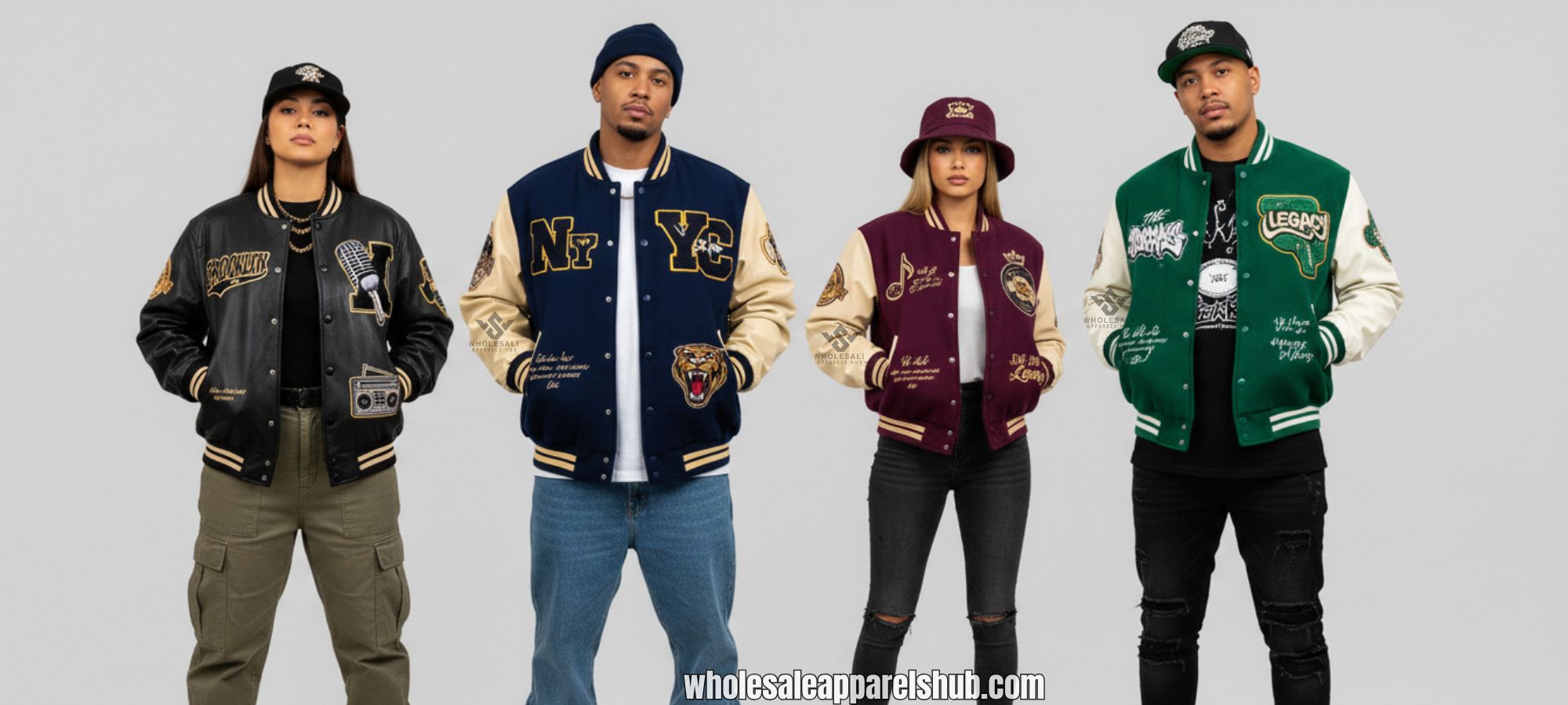 Varsity Jackets In Hip Hop Outfits