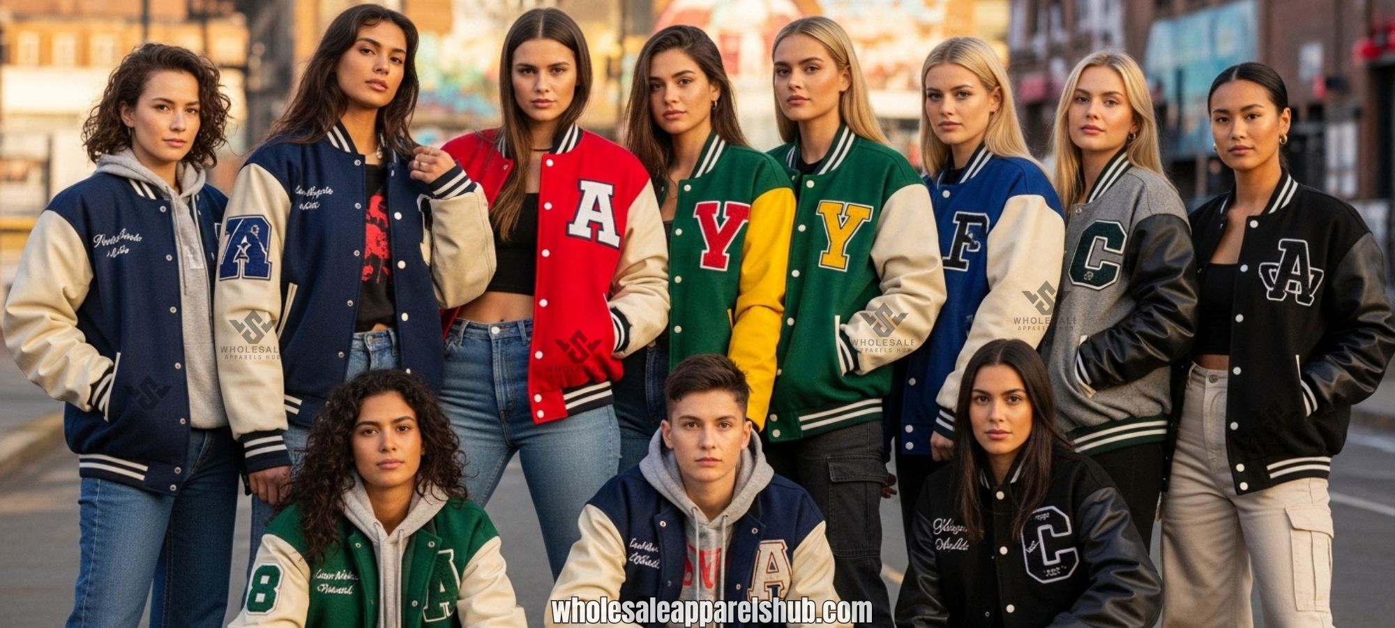 Varsity Jackets For Women Oversized Fit