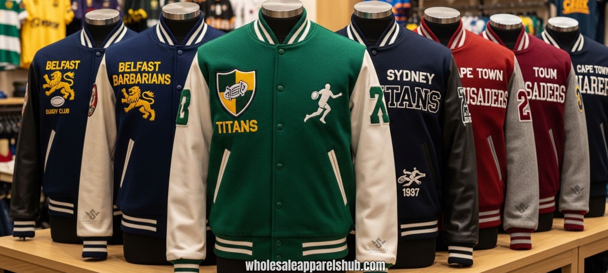 Varsity Jackets for Rugby Clubs