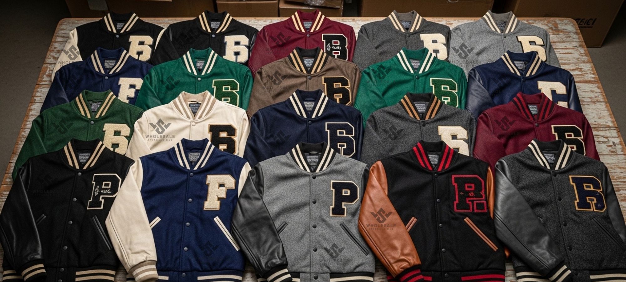 wholesale leather varsity jackets for retailers